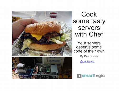 Cook Some Tasty Servers with Chef Presentation